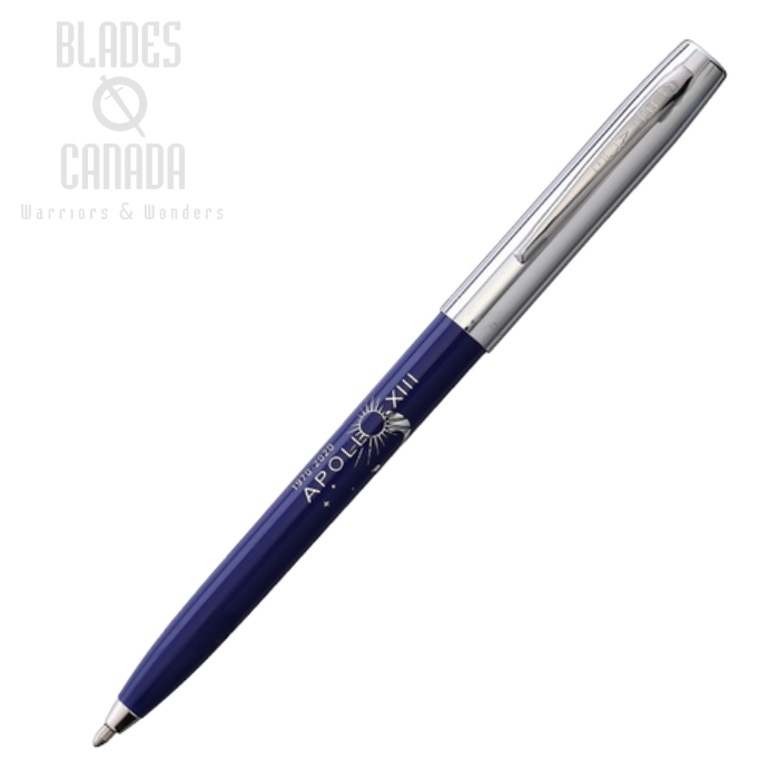 Fisher Space Pen Apollo Cap-O-Matic Pen, 50th Anniversary Blue, FP775-13-50-BL